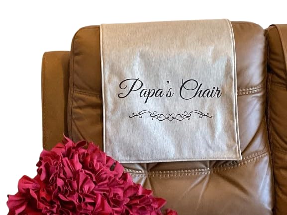 PAPA’s headrest cover for sofas and loveseats reversible cloth