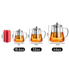 Removable 18/8 stainless steel infuser PARACITY teapot