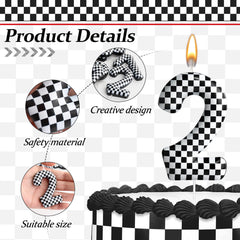 Paraffin wax birthday candle safe and odorless