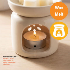 8 hour burn time PAMI tealight candles paraffin wax
