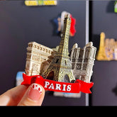 Paris France 3D Tower Refrigerator Magnet resin construction