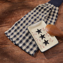 Park Designs Star Vine Spoon Rest 7.5H x 4.5W high fire dolomite