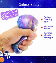 galaxy slime used as party favor