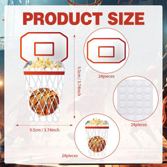 Basketball themed design colorful popcorn boxes