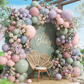 Pastel Balloon Arch Kit 141pcs overview