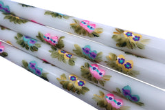 Unscented dripless taper candle product photo