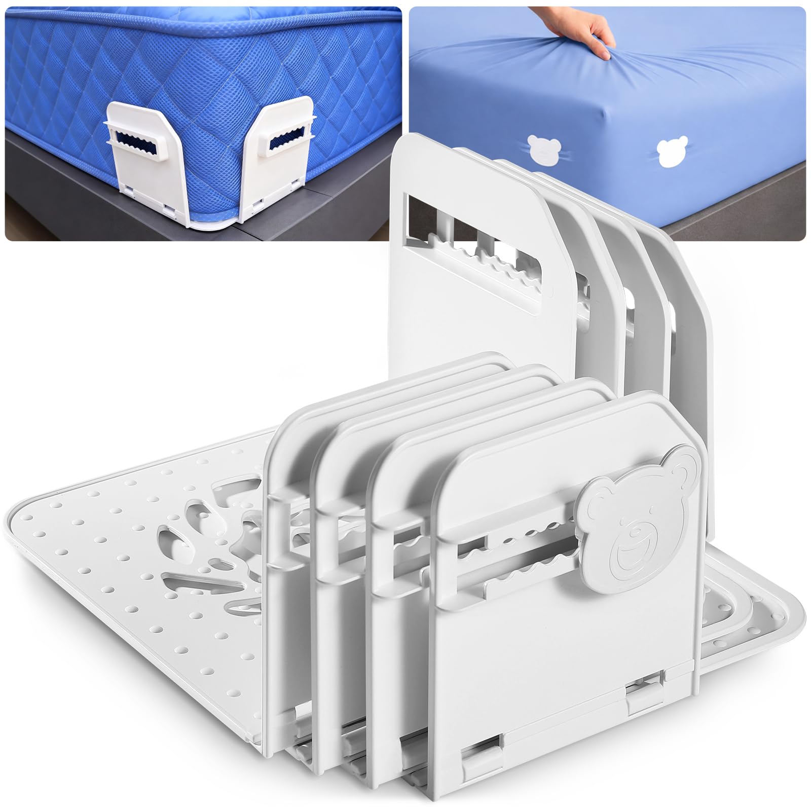 Patented Bed Sheet Holders packaging and label
