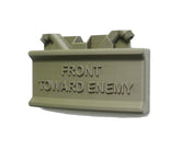 Patriot Patch Co Front Toward Enemy Claymore magnet 3.75x2.00 inches on fridge