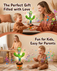 Soft plush cactus toy safe for hugs and toddlers