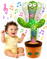 Pbooo Dancing Cactus Toy grass green color with LED lights