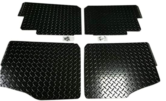 PBR Products Polaris Ranger 800 black diamond plate floor front