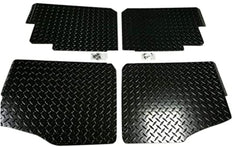 PBR Products Polaris Ranger 800 black diamond plate floor front