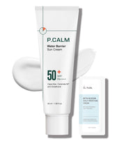 P.CALM Water Barrier Moisturizing Sun Cream front packaging