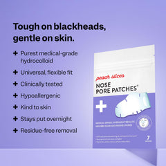 Peach Slices Nose Pore Patches overnight