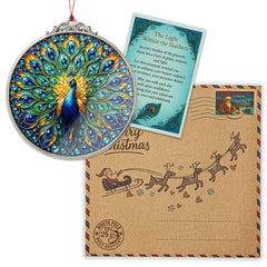 Diwali decoration peacock themed ornament