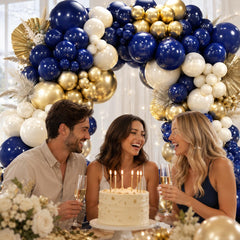 Pearl white 18 inch balloons included in kit