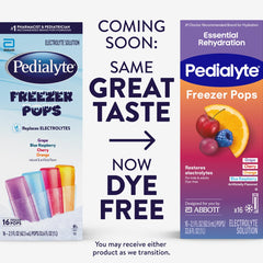 Pedialyte Freezer Pops 64ct variety pack box side view