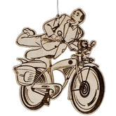 Pee Wee's DX Cruiser ornament made from reforested birch wood