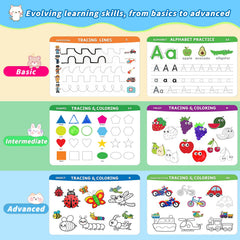 Dynamic tracing activities for letter formation in preschoolers