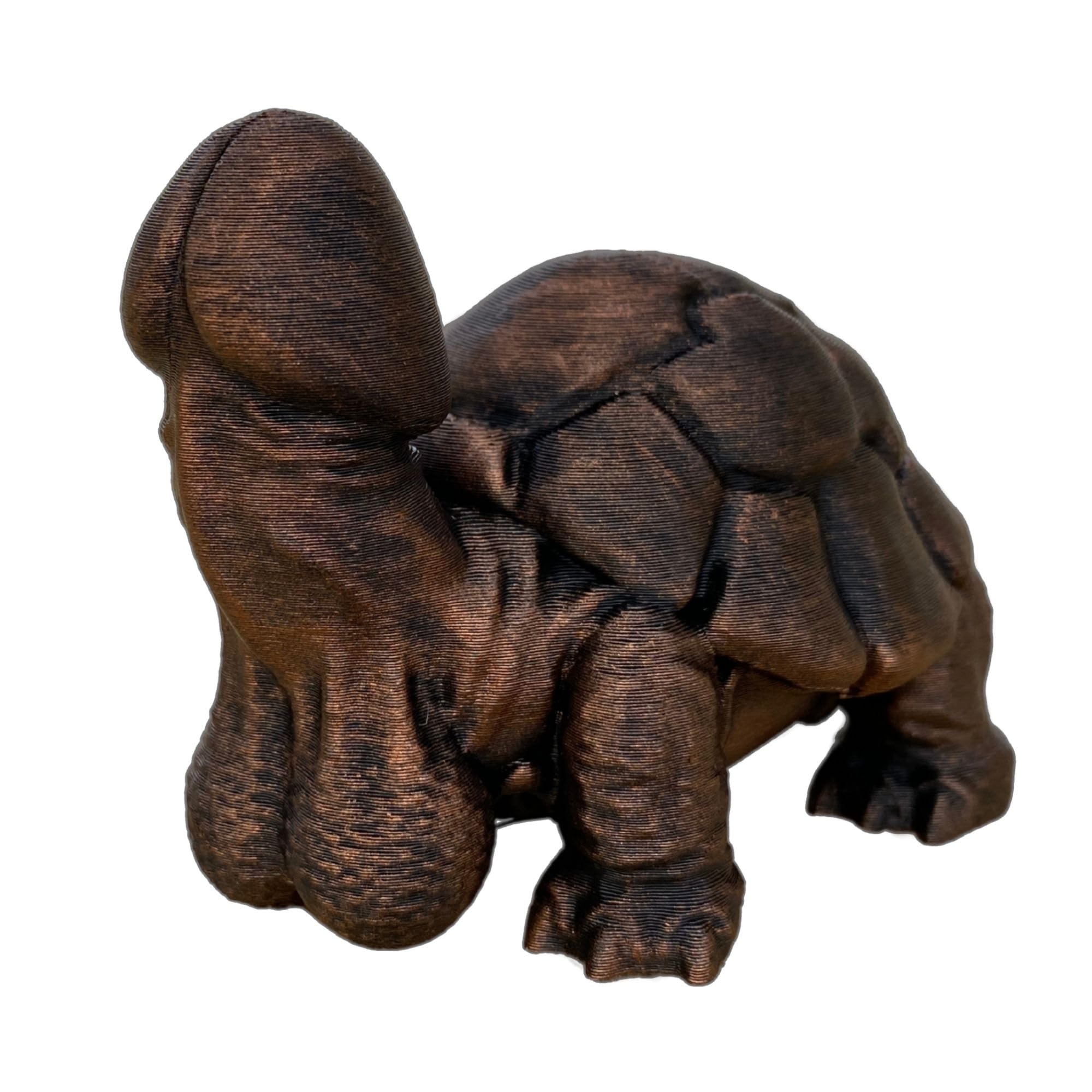 Penis Turtle Desk Decor 3D printed PLA figurine