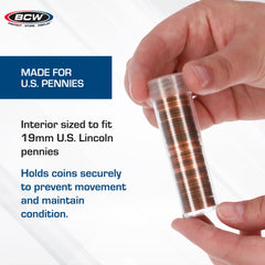 Pennies storage BCW tube for small items