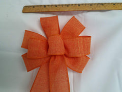 Pennsylvania handmade wreath bow linen wired ribbon