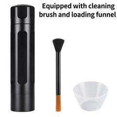 Black pepper grinder with adjustable coarseness