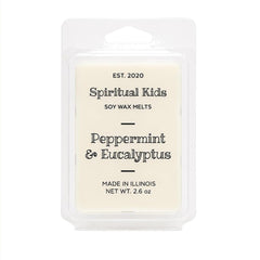 Peppermint and Eucalyptus All Natural Soy Wax Melts 2.6oz 1 Pack