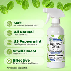 Peppermint Oil natural spray packaging for pest control