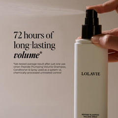 Peptide plumping volume spray bottle 5 oz label image