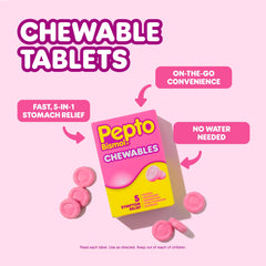 Pepto Bismol heartburn relief chewable tablet