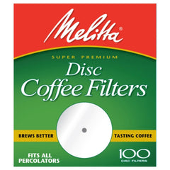 Percolator disc filters for 3.5 inch basket