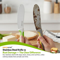 Ergonomic easy grip handle on Performore Sandwich Knife