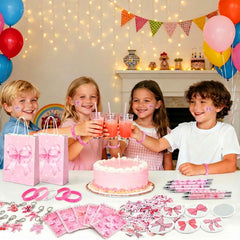 Notebook from Perpetily pink bow party set