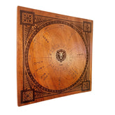 Personalized Astrology Chart Plaque engraving on wood