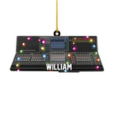 Personalized Audio Engineer Ornament front view