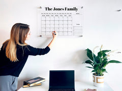 Personalized Calendar 2026 title and side customization