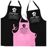 Personalized Chef Apron front pocket and adjustable ties