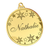 Personalized Christmas Tree Ornament generic image