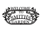 Personalized garden signs for outdoor decor hanging plaque