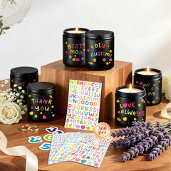 Personalized gift kit with message stickers