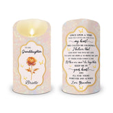 Personalized LED candle in 3x6 inch size