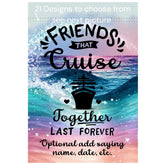 Personalized magnet Cruise Ship door decor flag on stateroom door