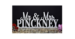 Maple wood wedding sign for sweetheart table decor