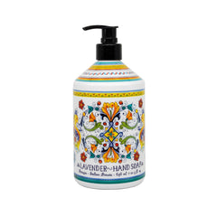 8 pack of Perugia Deruta hand soap bottles