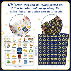 10 sheets of marking chips for Passover bingo