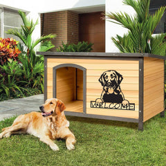 Pet name sign for dogs wall decor in metal