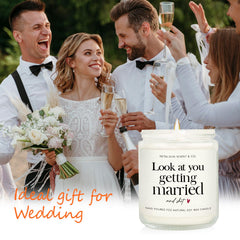 Lavender scented candle 7oz by PetalSun for bridal shower packaging