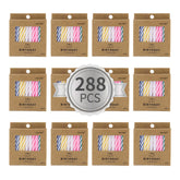 PHD CAKE 288-count spiral birthday candle bundle for cakes