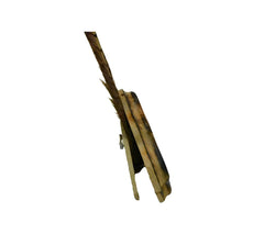 Heavy duty metal hanger on back of plaque for wall hanging